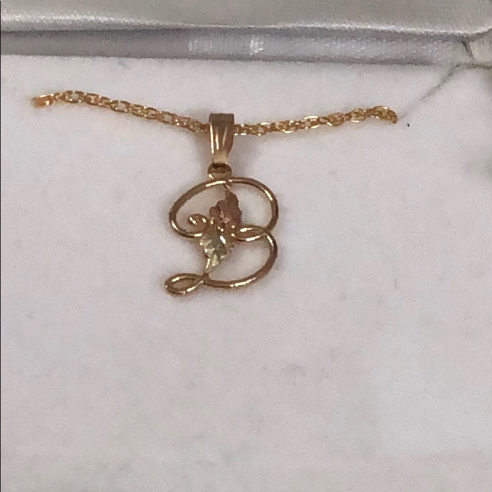 Letter B necklace